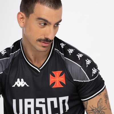 Camisa do Vasco da Gama 23 Kappa Masculina Supporter - Foto 6