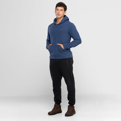 Blusão Masculino Salomon com Capuz Polar Lt Navy - Foto 5
