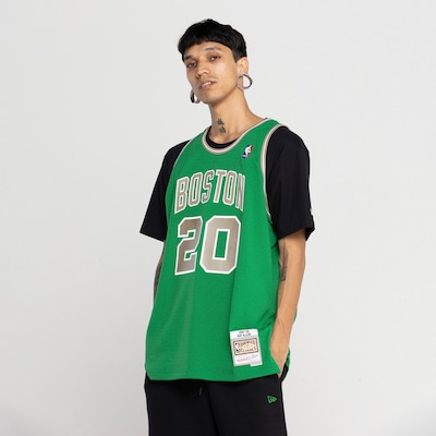 Camiseta Regata Ray Allen Boston Celtics Mitchell & Ness NBA Wingman Jersey - Foto 3