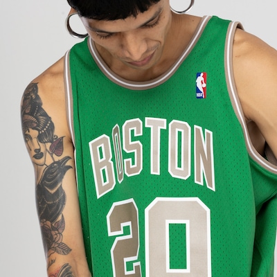 Camiseta Regata Ray Allen Boston Celtics Mitchell & Ness NBA Wingman Jersey - Foto 5