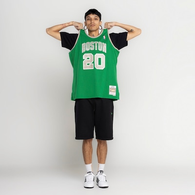 Camiseta Regata Ray Allen Boston Celtics Mitchell & Ness NBA Wingman Jersey - Foto 1