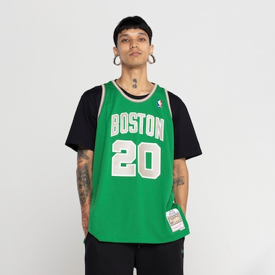 Camiseta Regata Ray Allen Boston Celtics Mitchell & Ness NBA Wingman Jersey - Foto 2