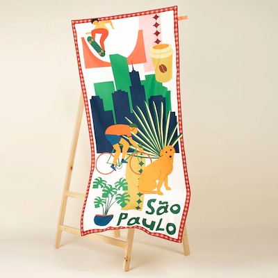 Toalha de Natação Oxer Estampada - Foto 1