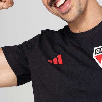 Camiseta do São Paulo Masculina adidas Manga Curta Concentração - Foto 6