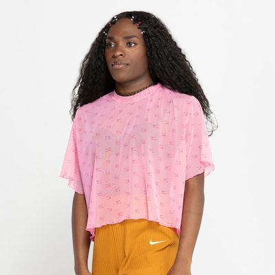 Blusa Cropped Nike Manga Curta - Foto 4