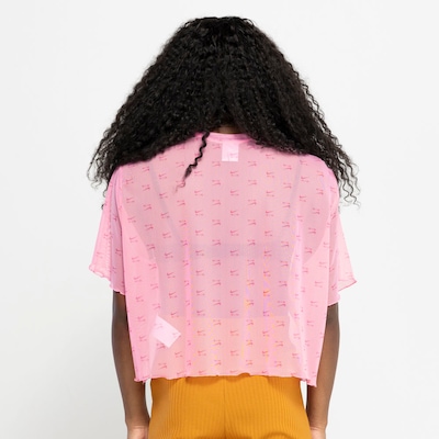 Blusa Cropped Nike Manga Curta - Foto 5