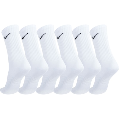 Kit de Meias Cano Alto Nike Everyday Lightweight Crew com 3 Pares - Adulto - Foto 2