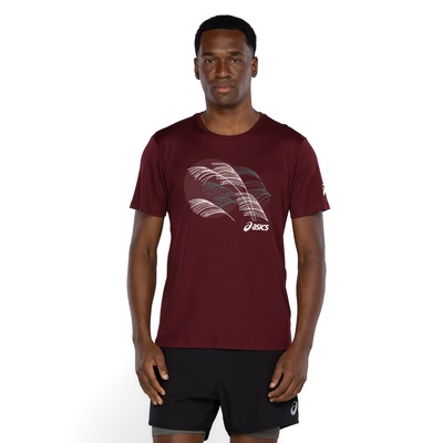 Camiseta Masculina ASICS Manga Curta Estampa Treino Anti Odor - Foto 2