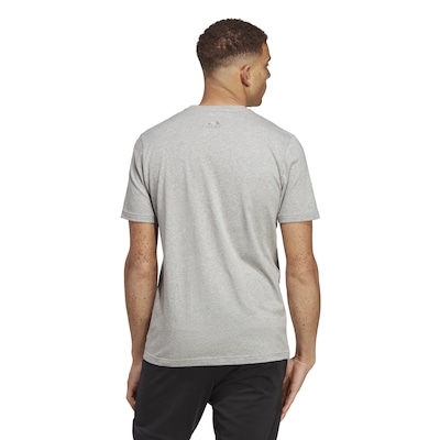 Camiseta Masculina adidas Manga Curta Logo Linear - Foto 2