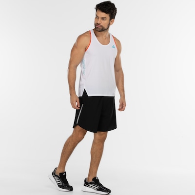 Camiseta Regata Masculina adidas Adizero SNGLT - Foto 4