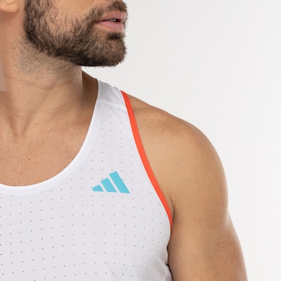 Camiseta Regata Masculina adidas Adizero SNGLT - Foto 5