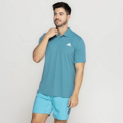 Camisa Polo Masculina adidas Manga Curta Club 3 Stripes - Foto 4