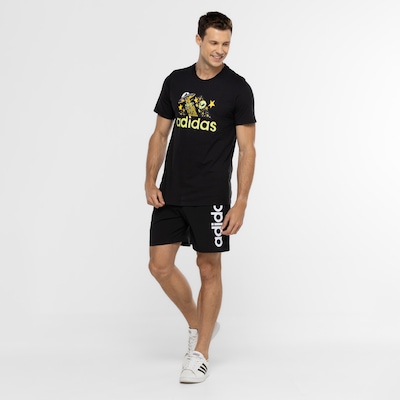 Camiseta Masculina adidas Manga Curta Doodle - Foto 4