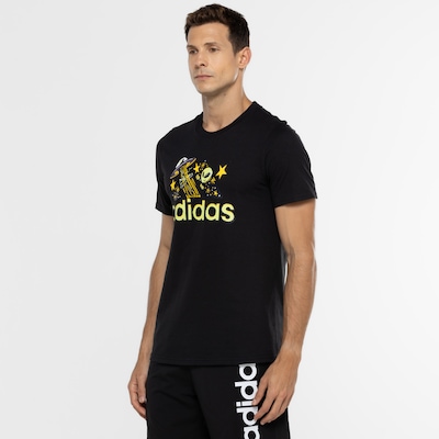 Camiseta Masculina adidas Manga Curta Doodle - Foto 5