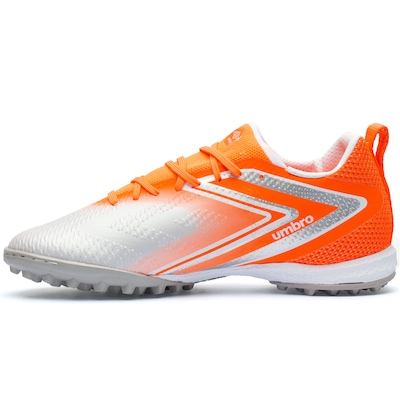 Chuteira Society Umbro Astro Polar Magma - Adulto - Foto 4
