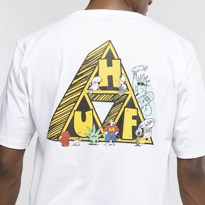 Camiseta Huf Saturday Morning Tt Ss Tee - Foto 3