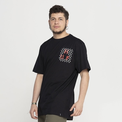 Camiseta Huf Manga Curta Trepass Triangle - Foto 3