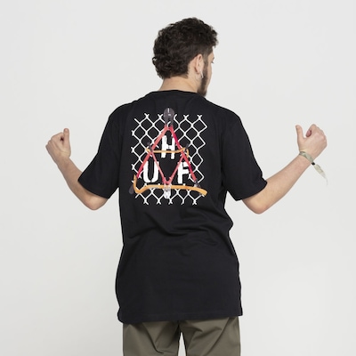 Camiseta Huf Manga Curta Trepass Triangle - Foto 4