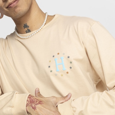 Camiseta Huf Manga Longa Puff Galaxies - Foto 5