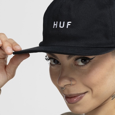Boné Aba Reta Huf Snapback Dat Hat Logo Reg Metal - Foto 2