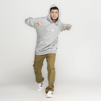 Blusa de Moletom Huf com Capuz Canguru Hardware - Foto 1