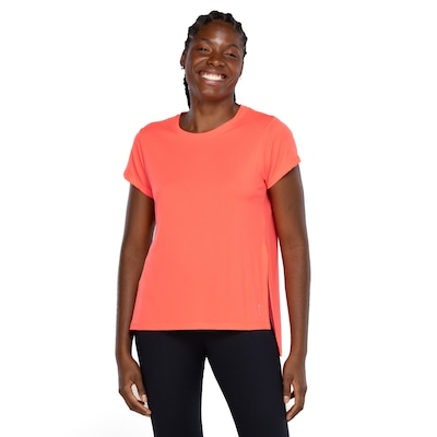 Camiseta Oxer Feminina Alongada Abertura Lateral - Foto 2