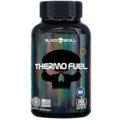 Termogênico Black Skull Thermo Fuel - 60 Cápsulas - Foto 1