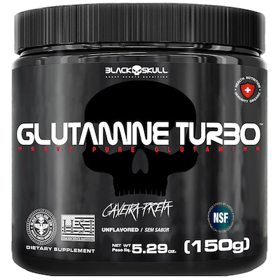 Glutamina Black Skull Glutamine Turbo - 150g - Foto 1