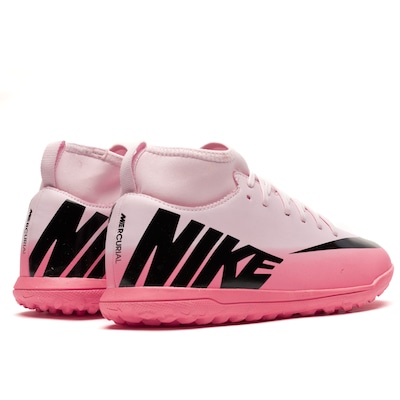 Chuteira Society Nike Mercurial Zoom Superfly 9 Club TF - Infantil - Foto 4