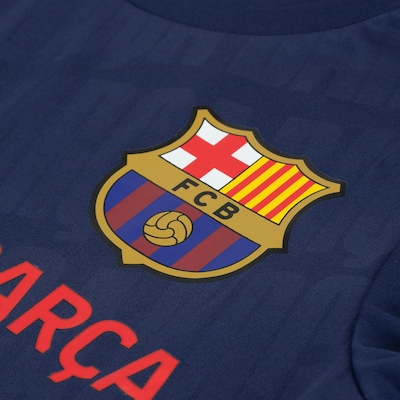 Camiseta Barcelona Infantil Embossed - Foto 4