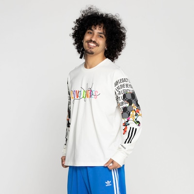 Camiseta adidas Manga Longa Pride - Foto 4