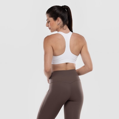 Top Fitness com Bojo Nike Média Sustentação Swoosh Sport - Foto 2