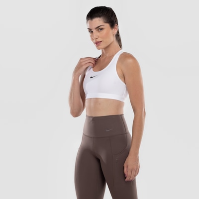 Top Fitness com Bojo Nike Média Sustentação Swoosh Sport - Foto 4