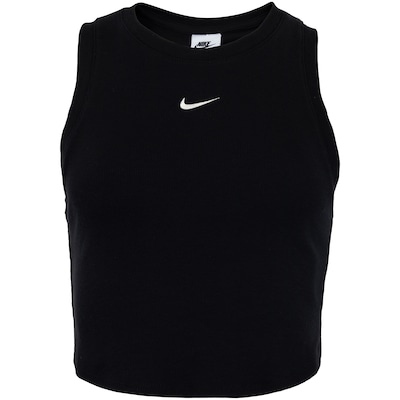 Blusa Cropped Regata Feminina Nike Sportswear Essentials - Foto 1