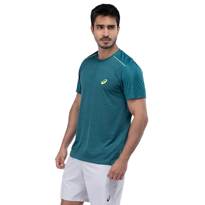 Camiseta Masculina ASICS Manga Curta Leve Mesh Anti Odor - Foto 2