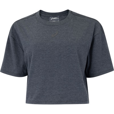 Blusa Cropped Feminina ASICS Manga Curta Malha - Foto 1