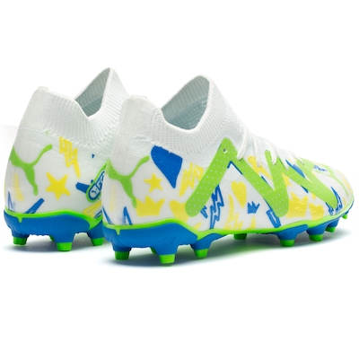 Chuteira de Campo Puma Futures Match Neymar Jr - Infantil - Foto 4