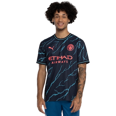 Camisa do Manchester City III 23 Puma Masculina Jogador - Foto 2