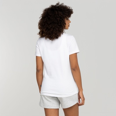 Camiseta Feminina Puma Manga Curta Essentials Logo Tee - Foto 4