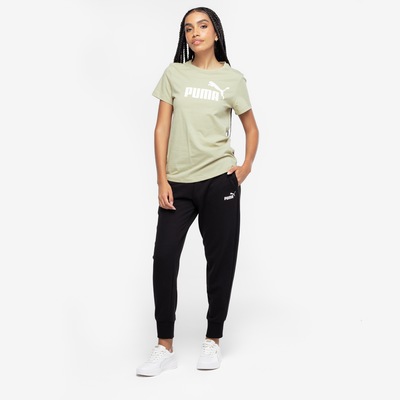 Camiseta Feminina Puma Manga Curta Essentials Logo Tee - Foto 4
