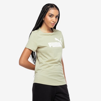 Camiseta Feminina Puma Manga Curta Essentials Logo Tee - Foto 5