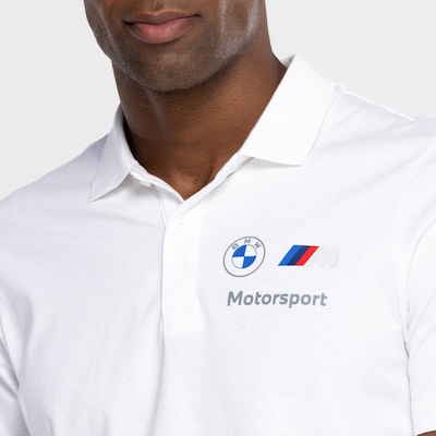 Camisa Polo Masculina Puma Manga Curta BMW MMS Essentials - Foto 6