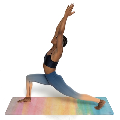 Tapete de Yoga Viva Zen CBB Viagem Aquarela 183x61 cm - Foto 1