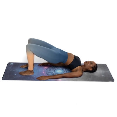 Tapete de Yoga Viva Zen CBB Aveludado Signos 183x61 cm - Foto 1