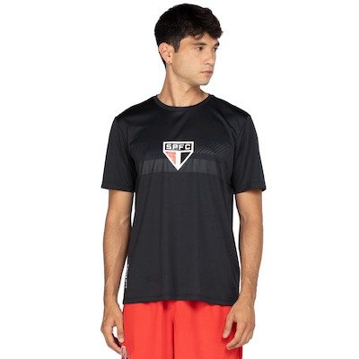 Camiseta do São Paulo Masculina Embossed - Foto 2