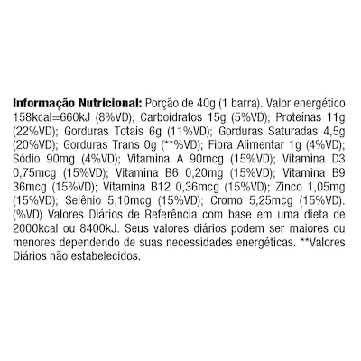 Barra de Proteína Whey Grego Doce de Leite com Morango Havanna Nutrata 40g - Foto 2