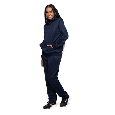 Conjunto de Agasalho Feminino Oxer Interlock Canguru - Foto 2