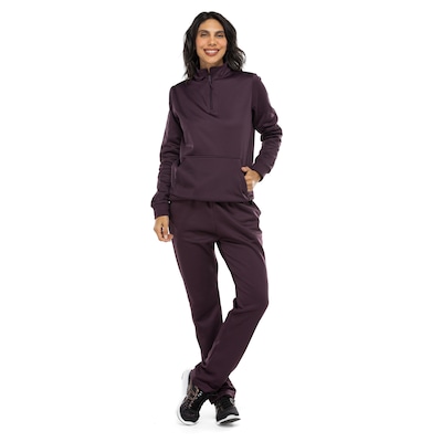 Conjunto de Agasalho Feminino Oxer Interlock Canguru - Foto 2