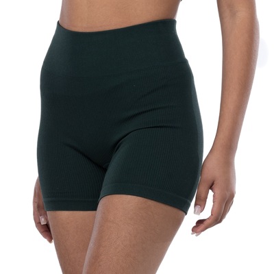 Short Feminino Oxer Canelado Sem Costura - Foto 2