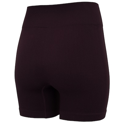 Short Feminino Oxer Canelado Sem Costura - Foto 2